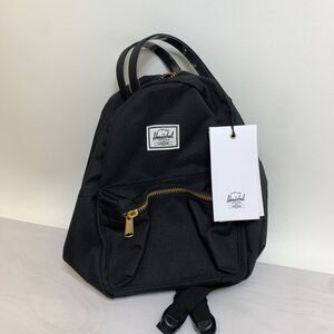 NWT Herschel Supply Co. Nova Mini Backpack in Black 9L 11"x8"